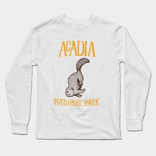 Acadia National Park: Falling Beaver Long Sleeve T-Shirt